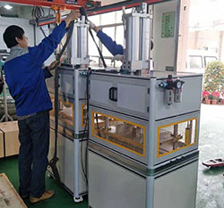 4臺氣液增壓機出貨啦，5噸高壓油壓出力型